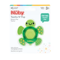 Nuby Teethe N' Pop 3m+ Sensory Play Teether 1 ea