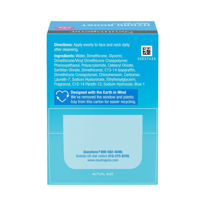 slide 2 of 12, Neutrogena Hydro Boost Water Gel Face Moisturizer for Normal to Oily Skin - 1.7oz, 1.7 oz