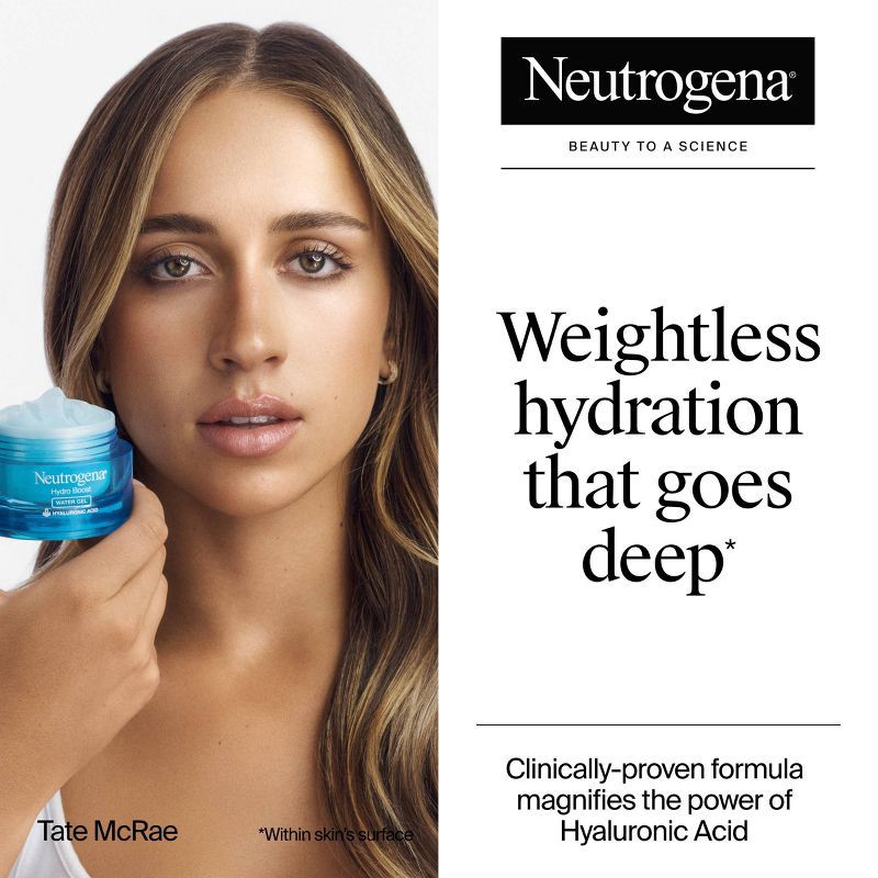 slide 3 of 11, Neutrogena Hydro Boost Water Gel Face Moisturizer for Normal to Oily Skin - 1.7oz, 1.7 oz