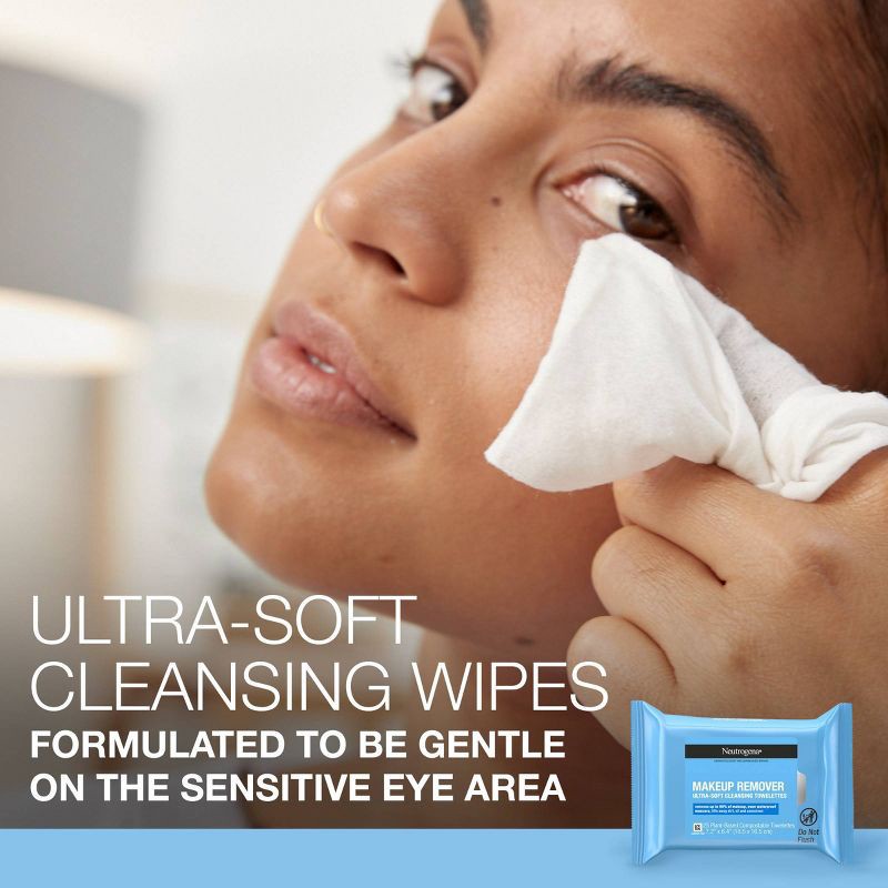 slide 5 of 9, Neutrogena Facial Cleansing Makeup Remover - 50ct, 50 ct