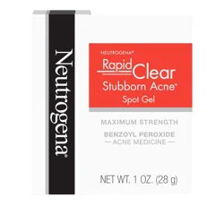 Neutrogena Rapid Clear Stubborn Acne Spot Treatment Gel with Maximum Strength for Acne Prone Skin - 1 oz: Paraben-Free, Aluminum-Free, Dye-Free
