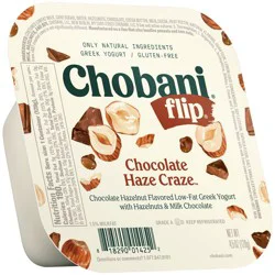 Chobani Flip Low-Fat Chocolate Hazelnut Haze Craze Greek Yogurt - 4.5oz