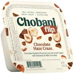 Chobani Flip Low-Fat Chocolate Hazelnut Haze Craze Greek Yogurt - 4.5oz