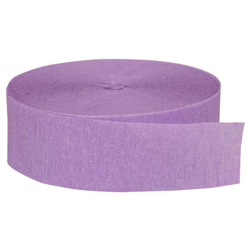 slide 1 of 3, Lavender Crepe Streamer - Spritz™, 1 ct