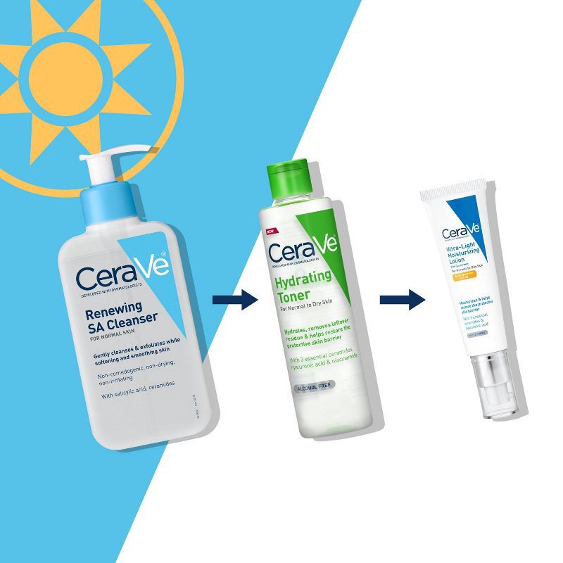 CeraVe Face Renewing SA Cleanser, Salicylic Acid Cleanser Unscented 8oz 8 oz Shipt