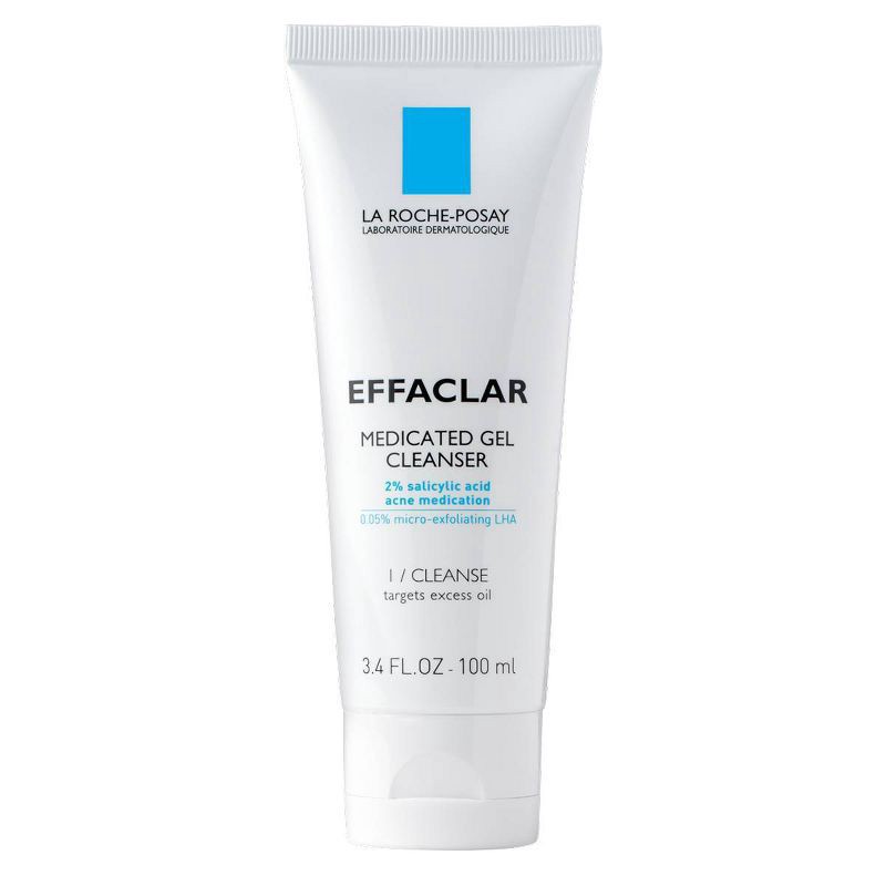 slide 7 of 8, La Roche Posay Effaclar Dermatological Acne Treatment 3-Step System Kit with Medicated Gel Cleanser - 7.5 fl oz, 7.5 fl oz