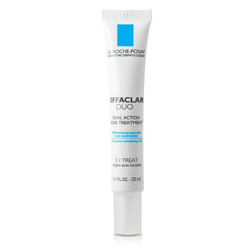 slide 8 of 8, La Roche Posay Effaclar Dermatological Acne Treatment 3-Step System Kit with Medicated Gel Cleanser - 7.5 fl oz, 7.5 fl oz