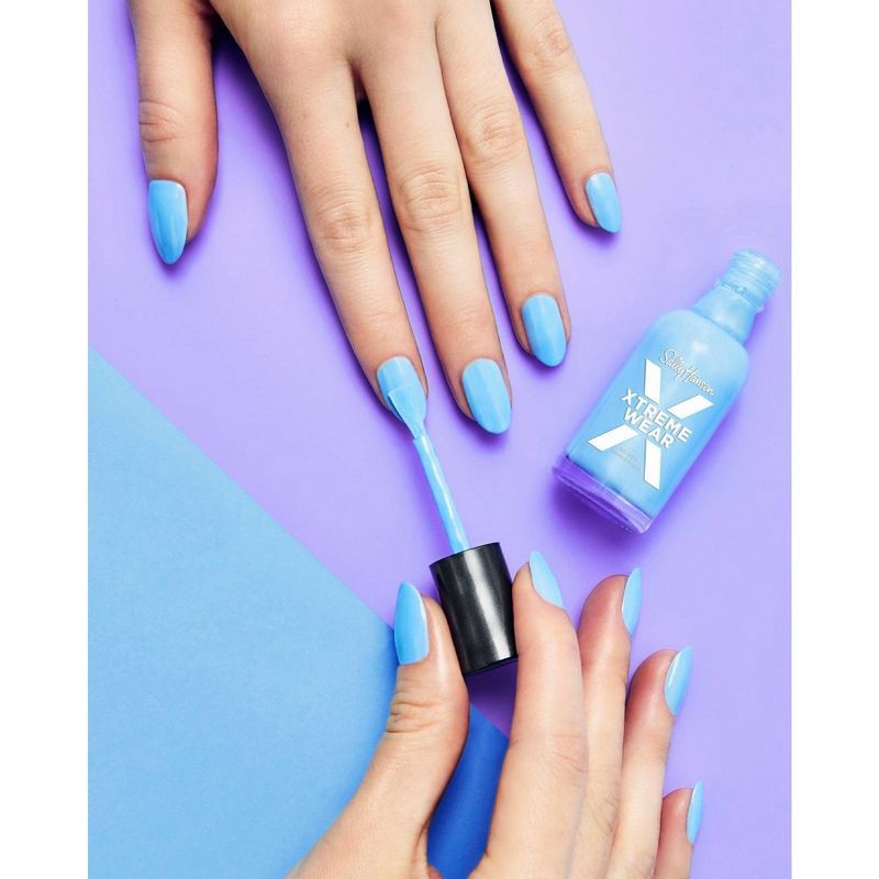 slide 5 of 6, Sally Hansen Xtreme Wear Nail Color - 459/240 Babe Blue - 0.4 fl oz, 0.4 fl oz