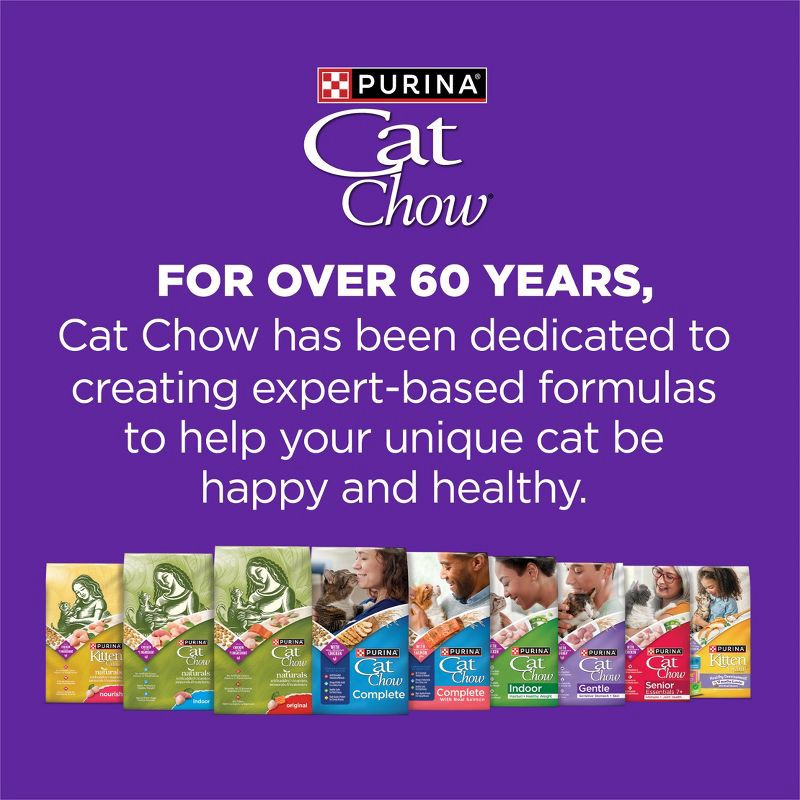 slide 11 of 16, Purina Cat Chow Sensitive Skin and Stomach Turkey Flavor Dry Cat Food - 6.3 lbs, 6.3 lb
