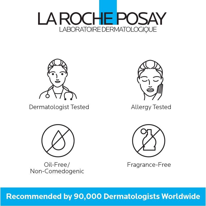 slide 5 of 5, La Roche Posay Effaclar Face Salicylic Acid Toner Clarifying Solution with Medicated Formula - 6.76oz, 6.76 oz