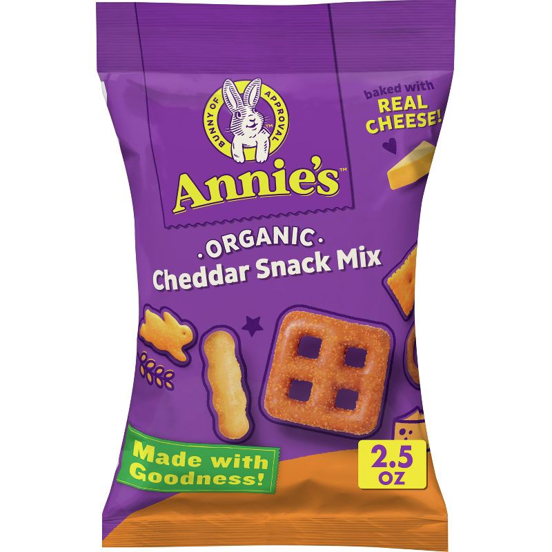 slide 1 of 10, Annie's Organic Cheddar Snack Mix - 2.5oz, 2.5 oz