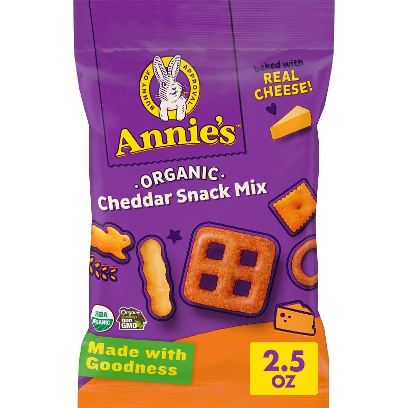 slide 1 of 13, Annie's Organic Cheddar Snack Mix - 2.5oz, 2.5 oz