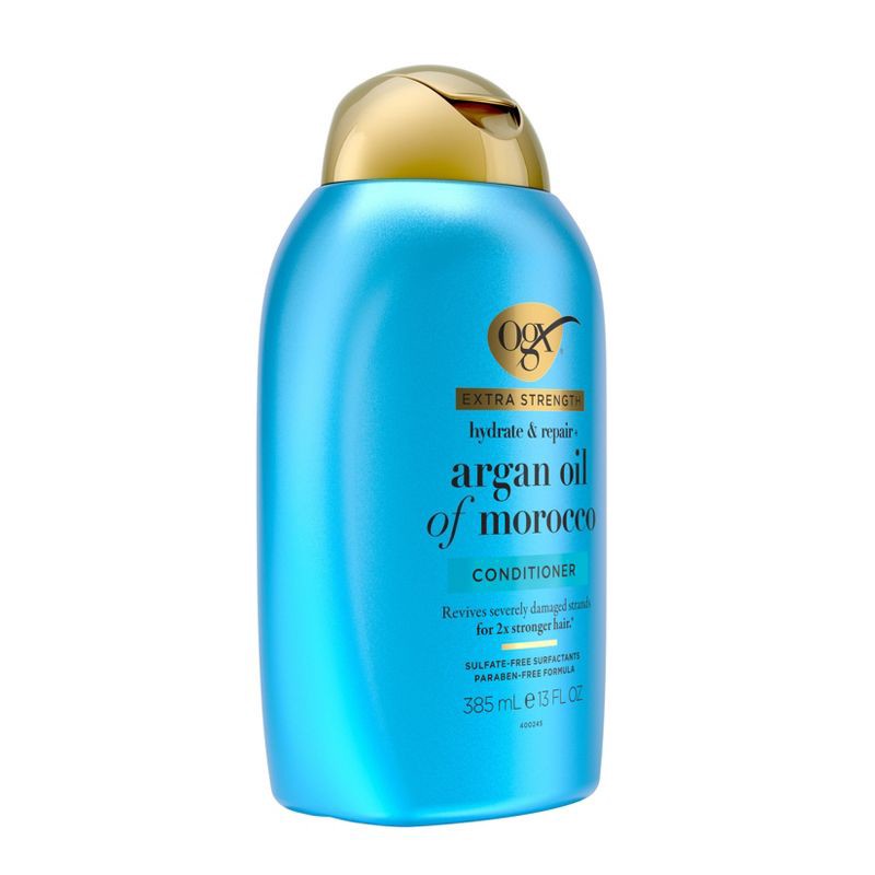 slide 4 of 8, OGX Hydrate & Repair + Argan Oil of Morocco Extra Strength Conditioner - 13 fl oz, 13 fl oz