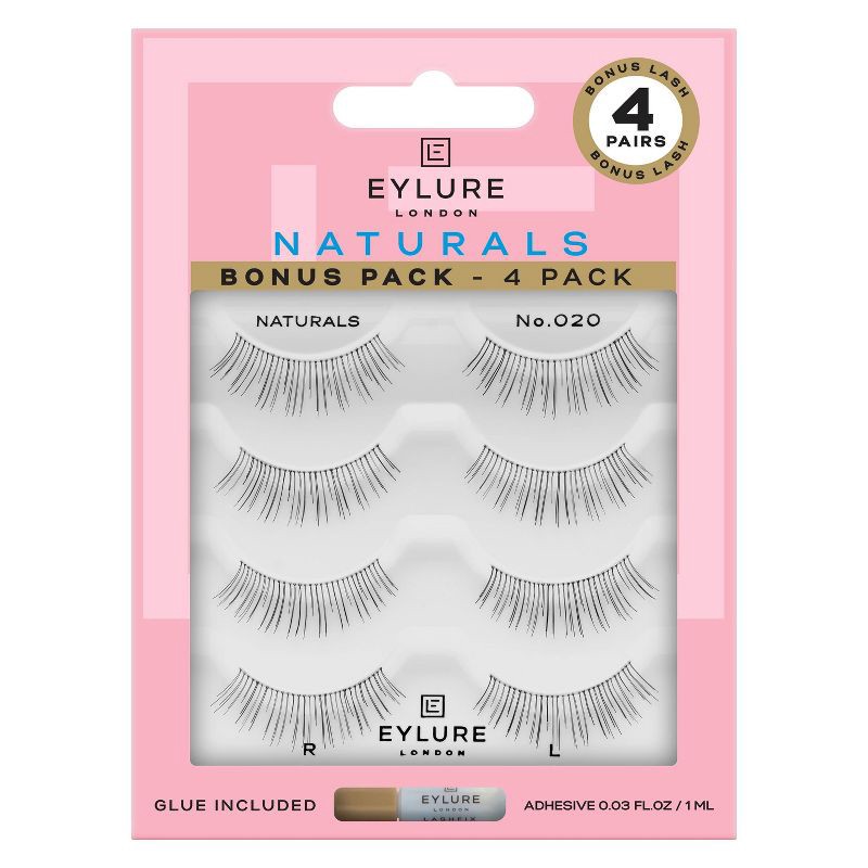 slide 1 of 5, Eylure Naturals False Eyelashes - No 020 - 4pr, 1 ct