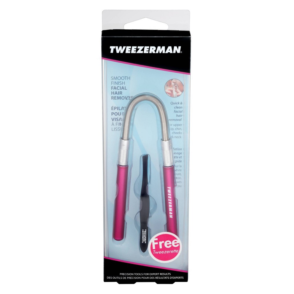 slide 2 of 4, Tweezerman Hair Removal Smooth Finish Facial Hair w/Tweezer, 1 ct