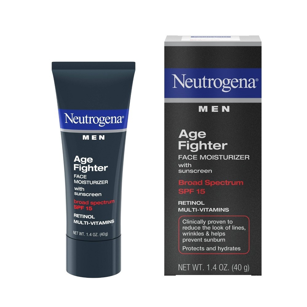 slide 3 of 11, Neutrogena Men's Anti-Wrinkle Age Fighter Moisturizer - SPF, 15 x 1.4 oz