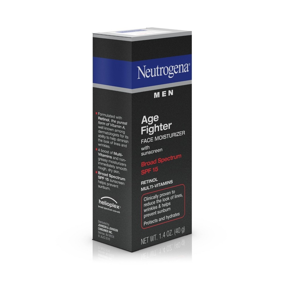 slide 4 of 11, Neutrogena Men's Anti-Wrinkle Age Fighter Moisturizer - SPF, 15 x 1.4 oz