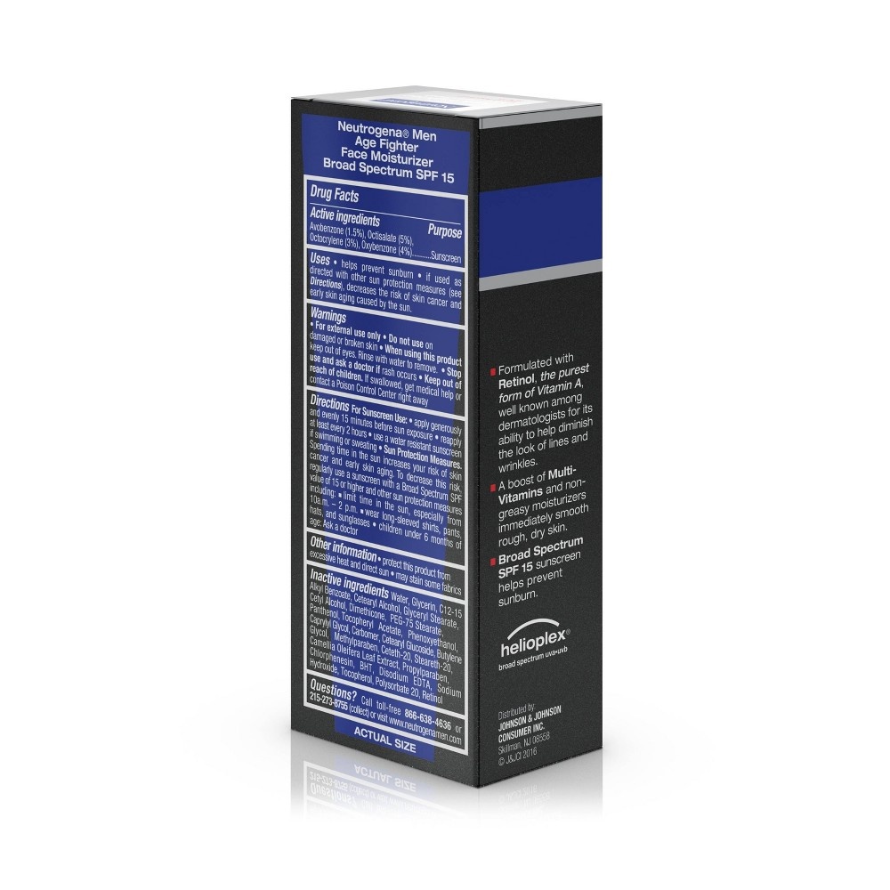 slide 6 of 11, Neutrogena Men's Anti-Wrinkle Age Fighter Moisturizer - SPF, 15 x 1.4 oz