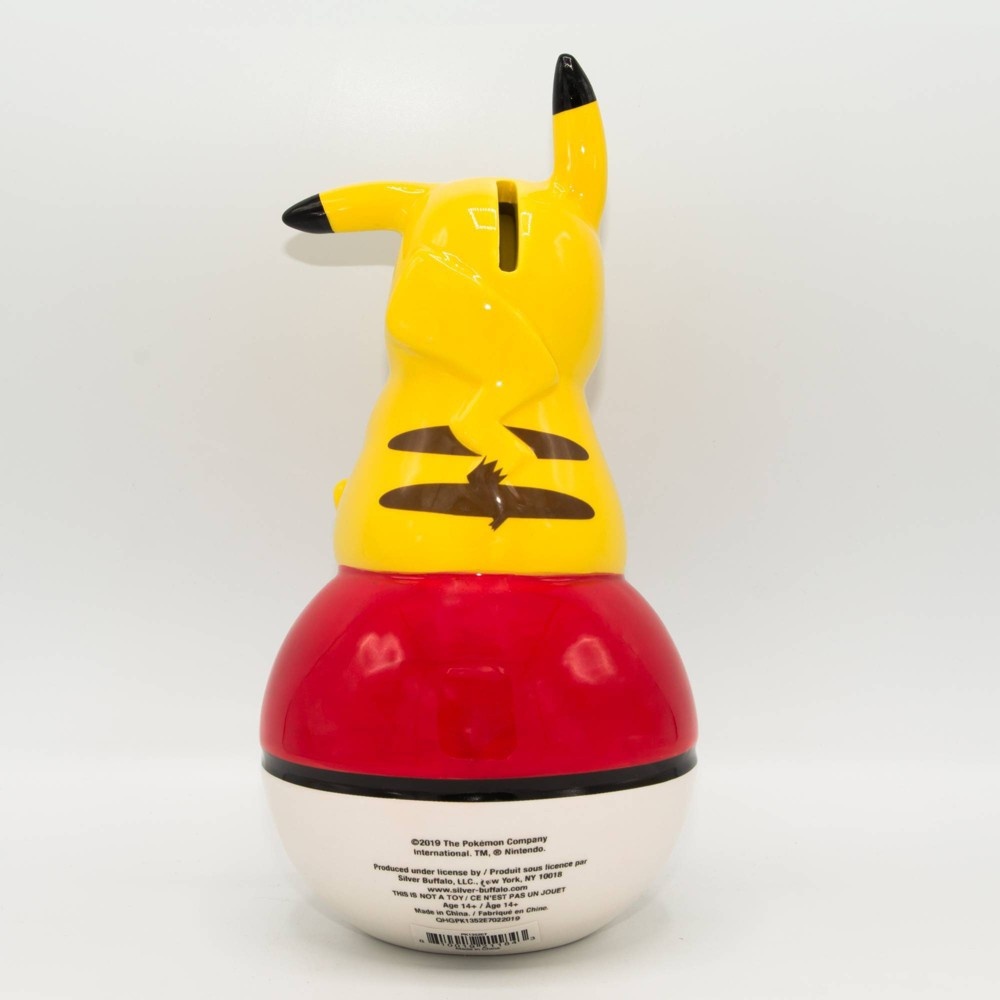 slide 3 of 5, Pokemon Pokémon Pikachu Coin Bank, 1 ct