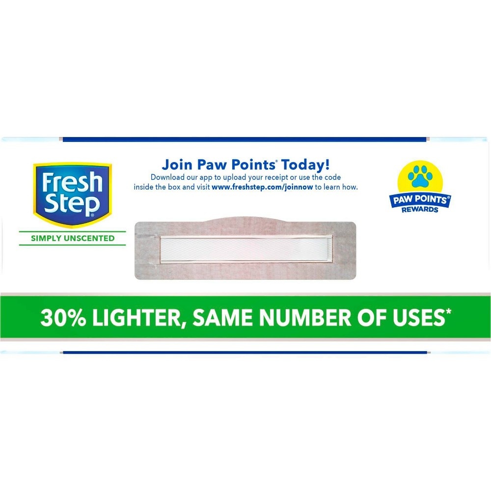 slide 8 of 8, Fresh Step Lightweight Multi-Cat Unscented Clumping Cat Litter, 15.4 lb