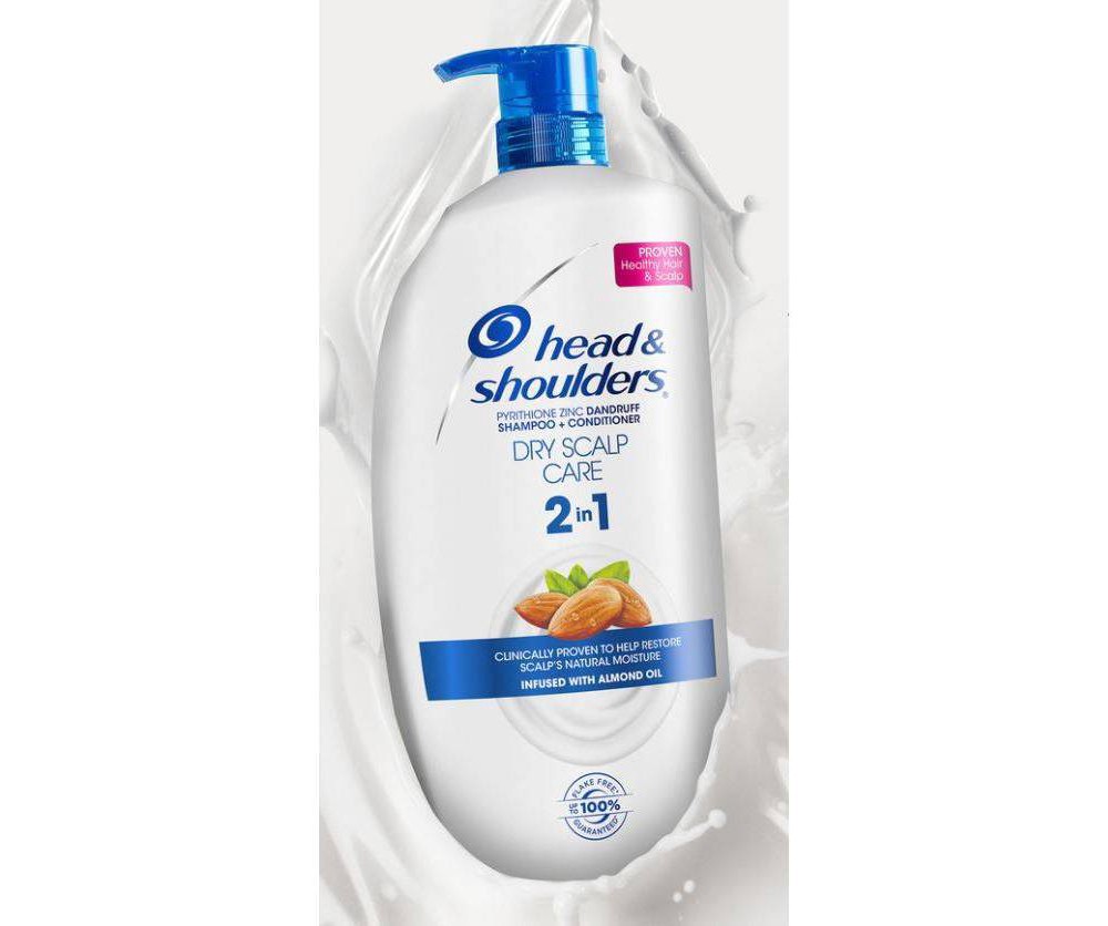 slide 3 of 5, Head & Shoulders 33.8 floz 2-in-1 Shampoo and Conditioner, 1 ct