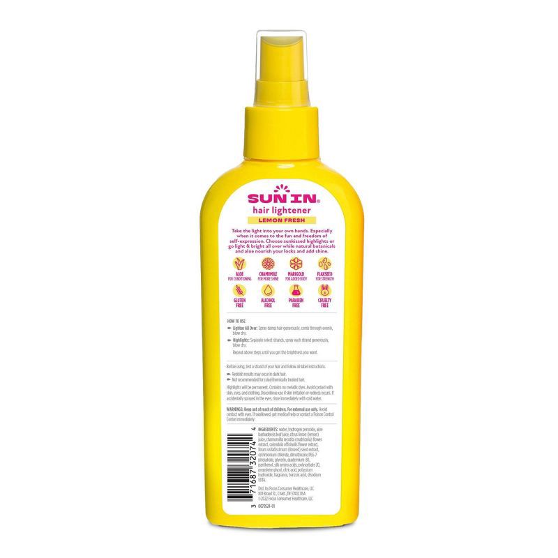 slide 2 of 6, Sun In Lemon Fresh Hair Lightener - 4.7 fl oz, 4.7 fl oz