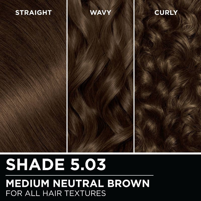slide 6 of 9, Garnier Olia Brilliant Color - 5.03 Medium Neutral Brown, 1 ct