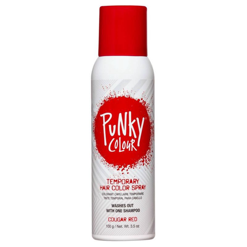 slide 1 of 6, Punky Colour Temporary Hair Color Spray - Red - 3.5oz, 3.5 oz