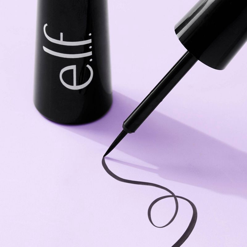 slide 5 of 6, e.l.f. Expert Liquid Liner Jet Black - 0.15fl oz, 0.15 fl oz