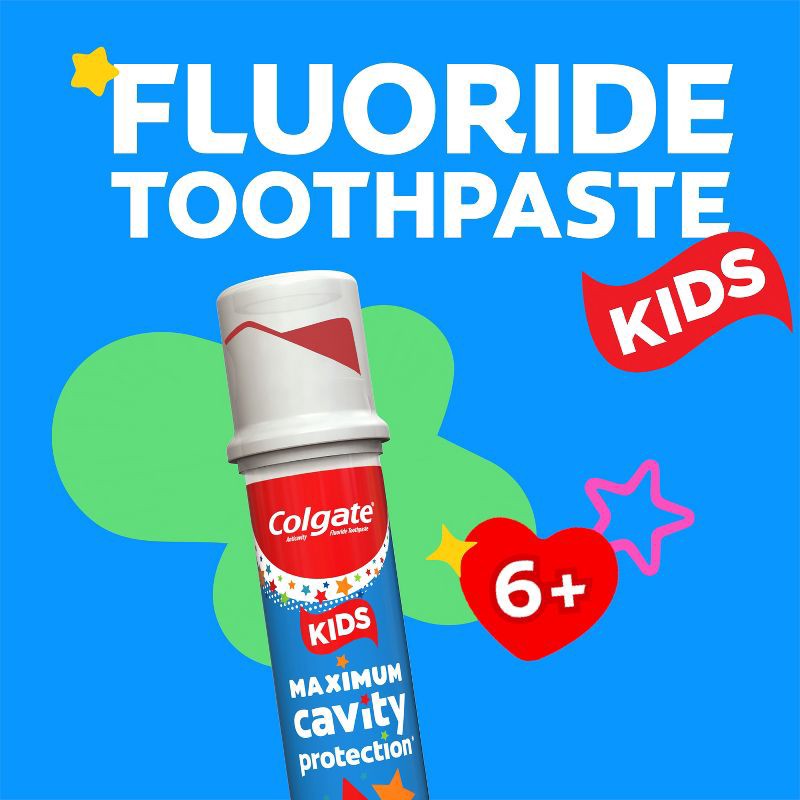 slide 3 of 11, Colgate Kids' Maximum Cavity Protection Fluroide Toothpaste Pump - 4.4oz, 4.4 oz
