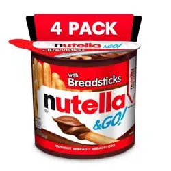 Nutella & Go! Hazelnut Spread & Breadsticks - 1.8oz/4pk