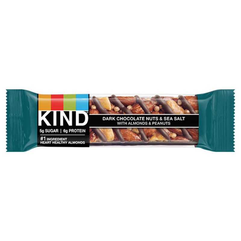 slide 5 of 7, KIND Bars Dark Chocolate Nuts & Sea Salt Gluten Free Snacks - 16.8oz/12ct, 16.8 oz, 12 ct