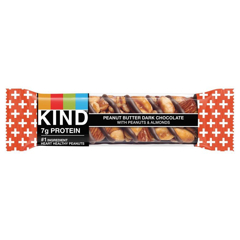 slide 5 of 6, KIND Protein Bars Peanut Butter Dark Chocolate + Protein Nutrition Snacks - 16.8oz/12ct, 16.8 oz, 12 ct