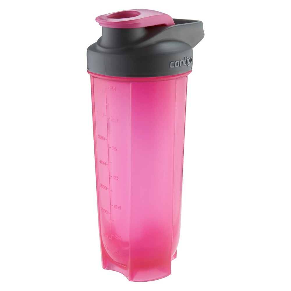 Contigo Shake & Go Fit Shaker Bottle Pink 28 oz