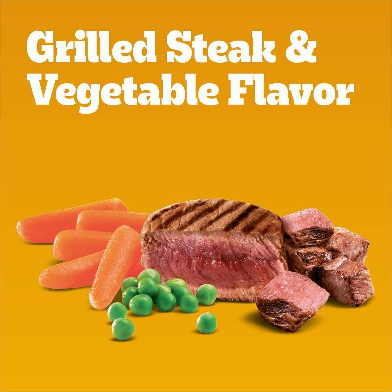 slide 4 of 14, Pedigree Grilled Steak and Vegetable Flavor Small Dog Dry Dog Food - 3.5lbs, 3.5 lb