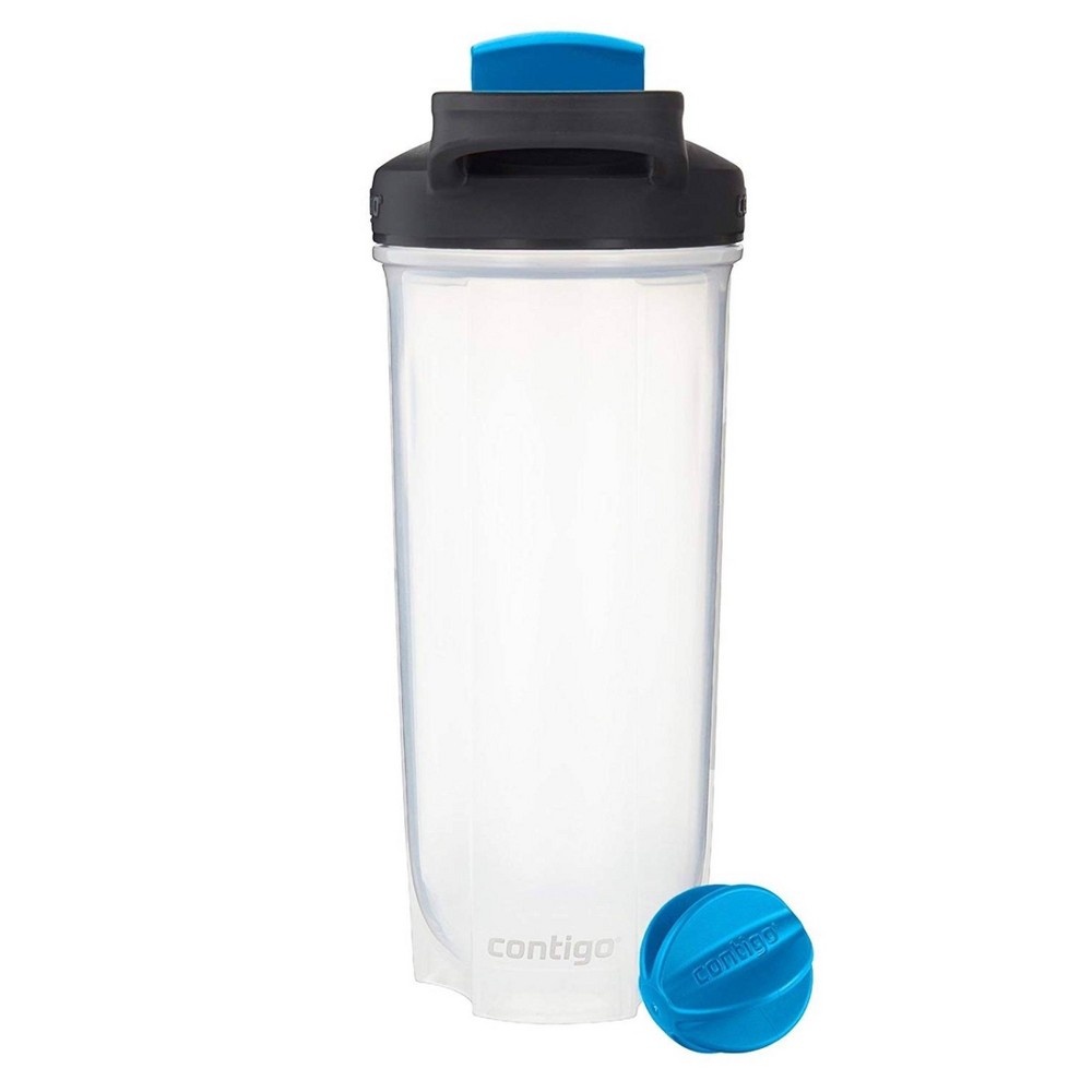 slide 2 of 5, Contigo Shake & Go Fit Shaker Bottle Carolina Blue, 28 oz