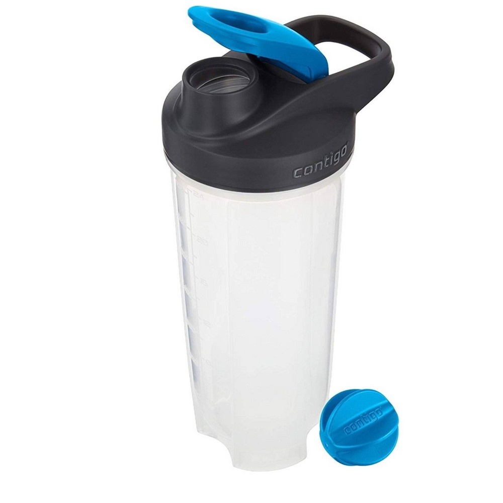 slide 3 of 5, Contigo Shake & Go Fit Shaker Bottle Carolina Blue, 28 oz