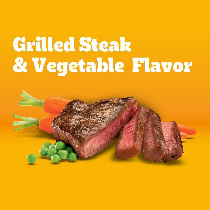 slide 5 of 14, Pedigree Grilled Steak and Vegetable Flavor Adult Dry Dog Food - 18lbs, 18 lb