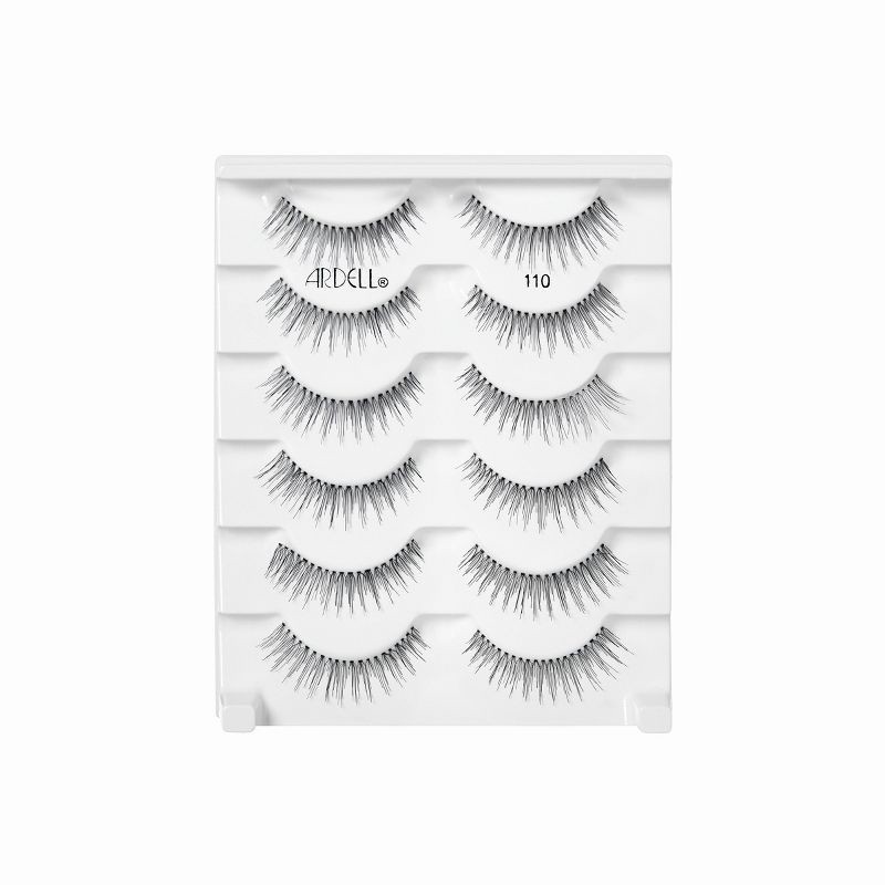 slide 2 of 5, Ardell Professional Natural 110 Eyelash Multipack - Black - 6pc, 6 ct
