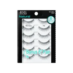 Ardell Professional Natural 110 Eyelash Multipack - Black - 6pc