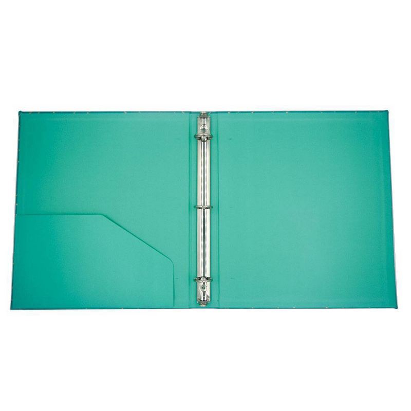 slide 5 of 5, 220 Sheet 1" Ring Binder Chevron Black/Gold - greenroom: Multicolor Hard Cover, 175 Sheet Capacity, Round Rings, 220 sheets, 175 sheets