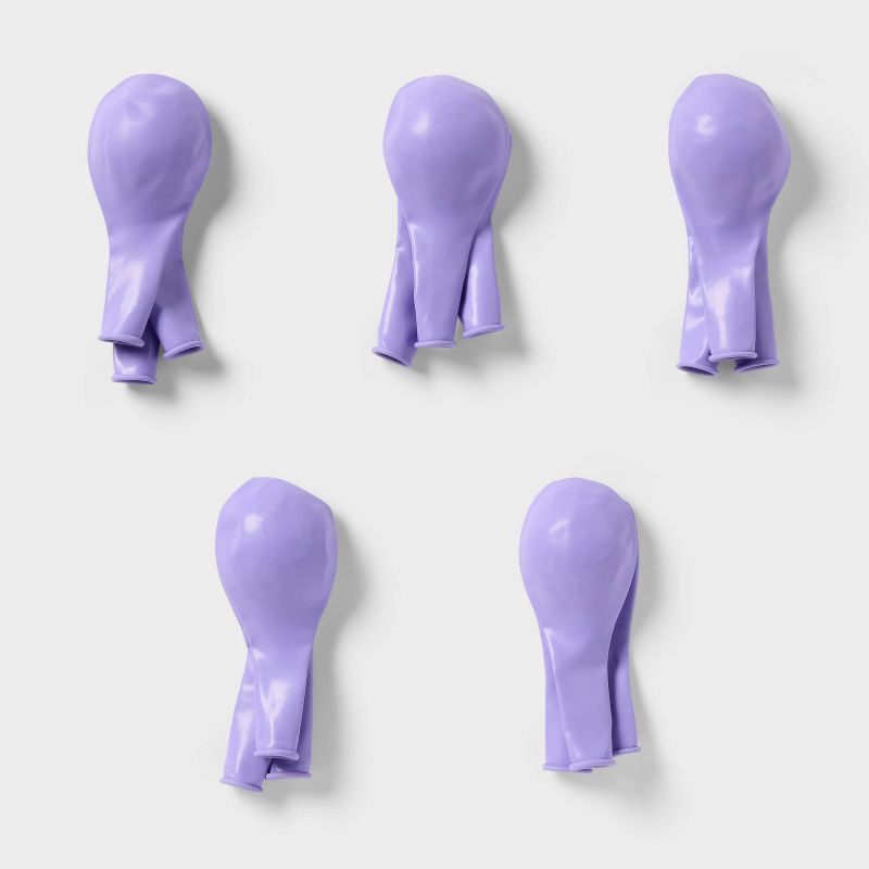 slide 3 of 4, 15ct Lavender Balloons - Spritz™, 15 ct