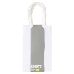 12ct Junior Tote Gift Bags White - Spritz™