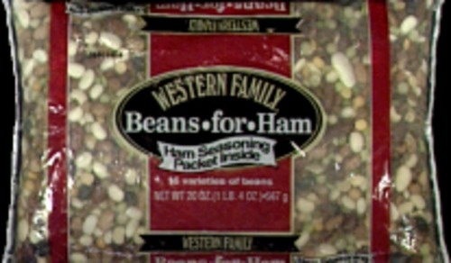 slide 1 of 1, Western Family Ham And Bean Soup, 20 oz