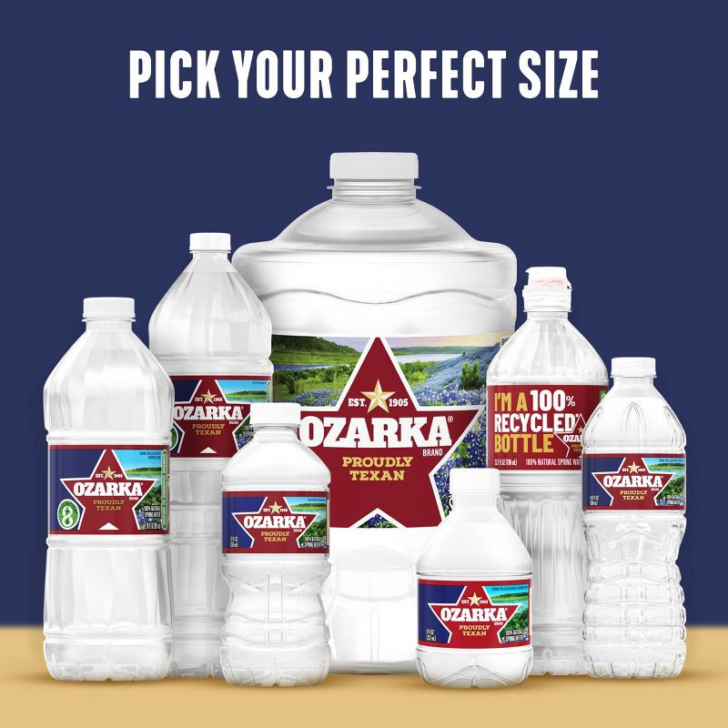 slide 5 of 10, Ozarka Brand 100% Natural Spring Water - 12pk/12 fl oz Bottles, 12 ct; 12 fl oz