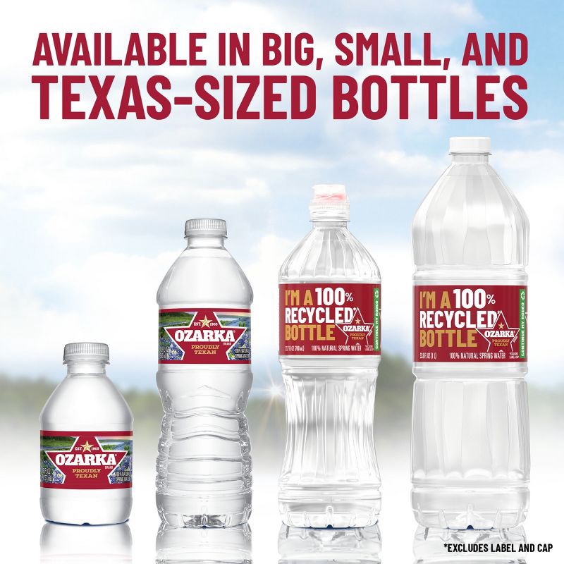 slide 7 of 10, Ozarka Brand 100% Natural Spring Water - 12pk/12 fl oz Bottles, 12 ct; 12 fl oz