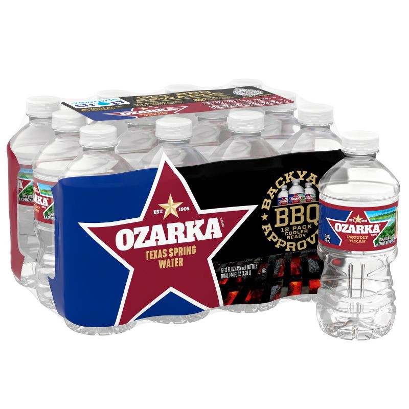 slide 1 of 10, Ozarka Brand 100% Natural Spring Water - 12pk/12 fl oz Bottles, 12 ct; 12 fl oz