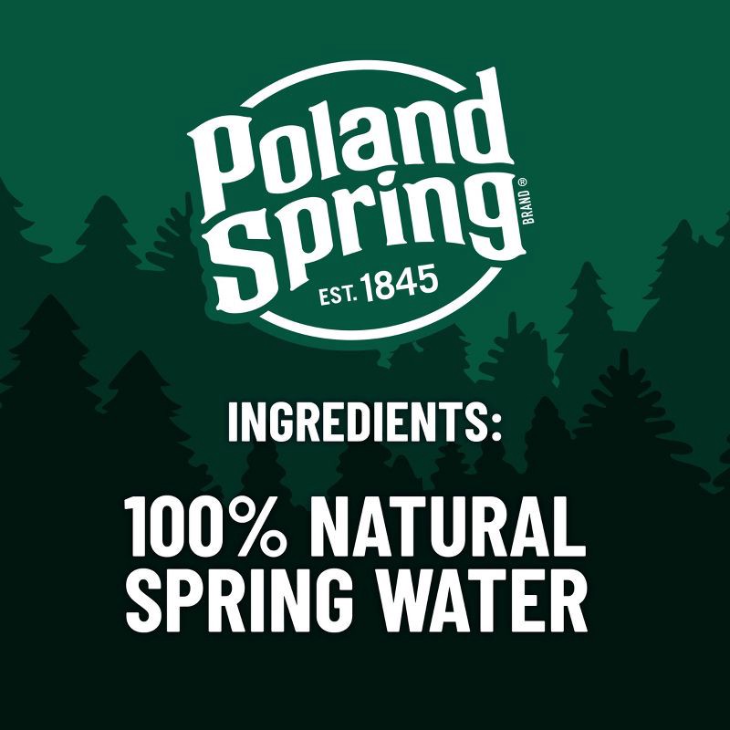 slide 10 of 10, Poland Spring Brand 100% Natural Spring Water - 12pk/12 fl oz Bottles, 12 ct; 12 fl oz