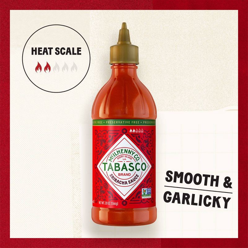 slide 3 of 8, TABASCO Sriracha Sauce - 20oz, 20 oz
