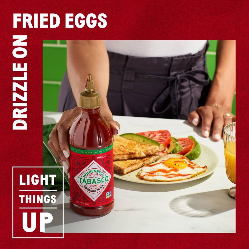 slide 4 of 8, TABASCO Sriracha Sauce - 20oz, 20 oz